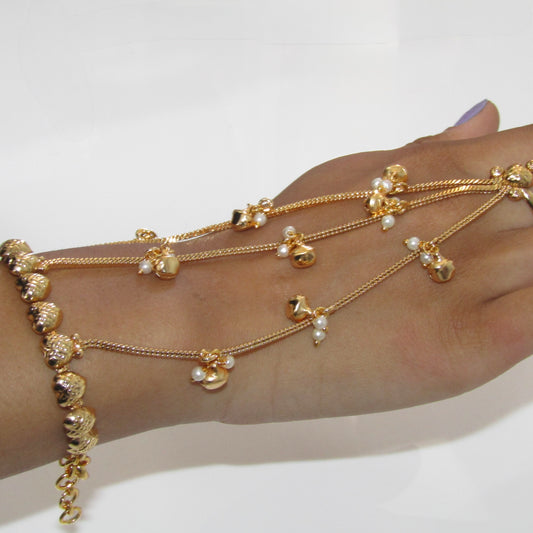 Gold Small Heart Hand Piece