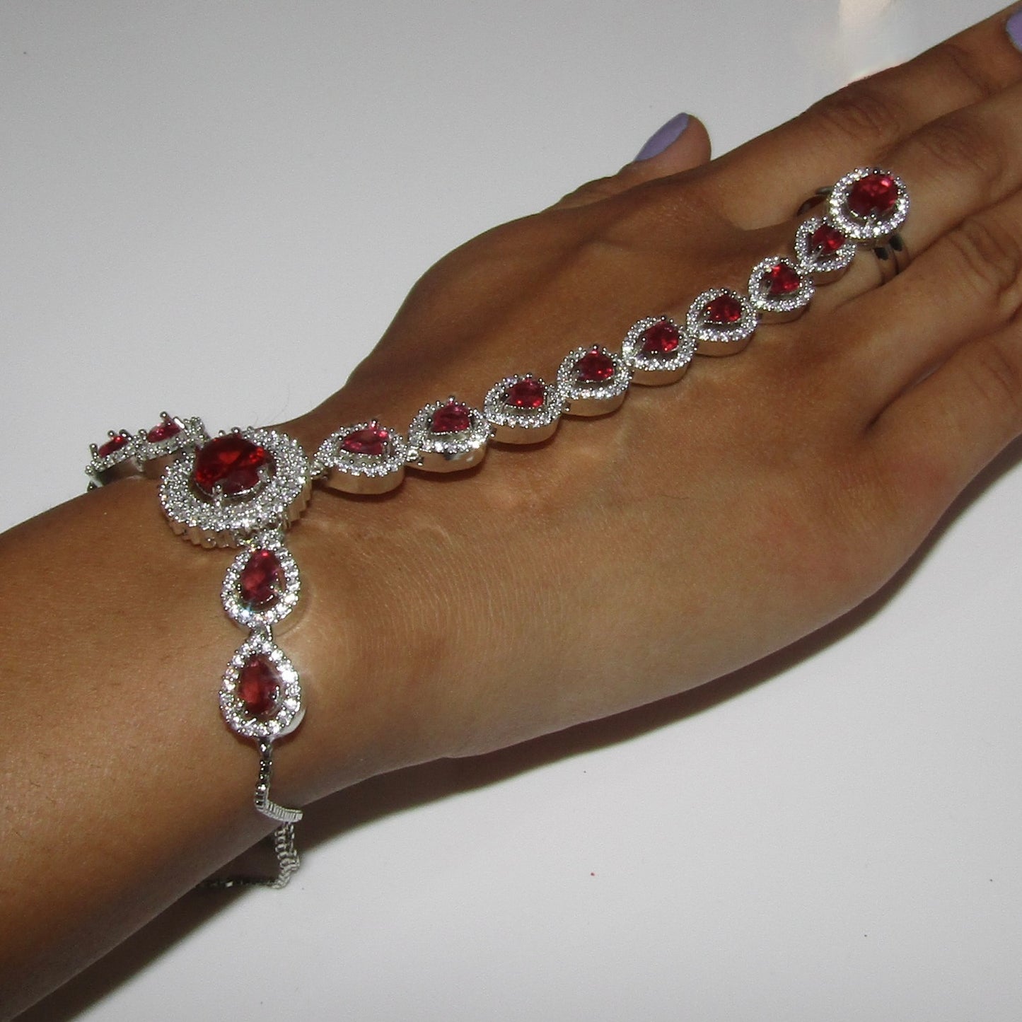 American Diamond Ruby Hand Piece