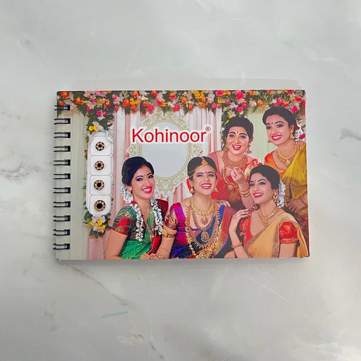 Stone Border Black Bindi Book