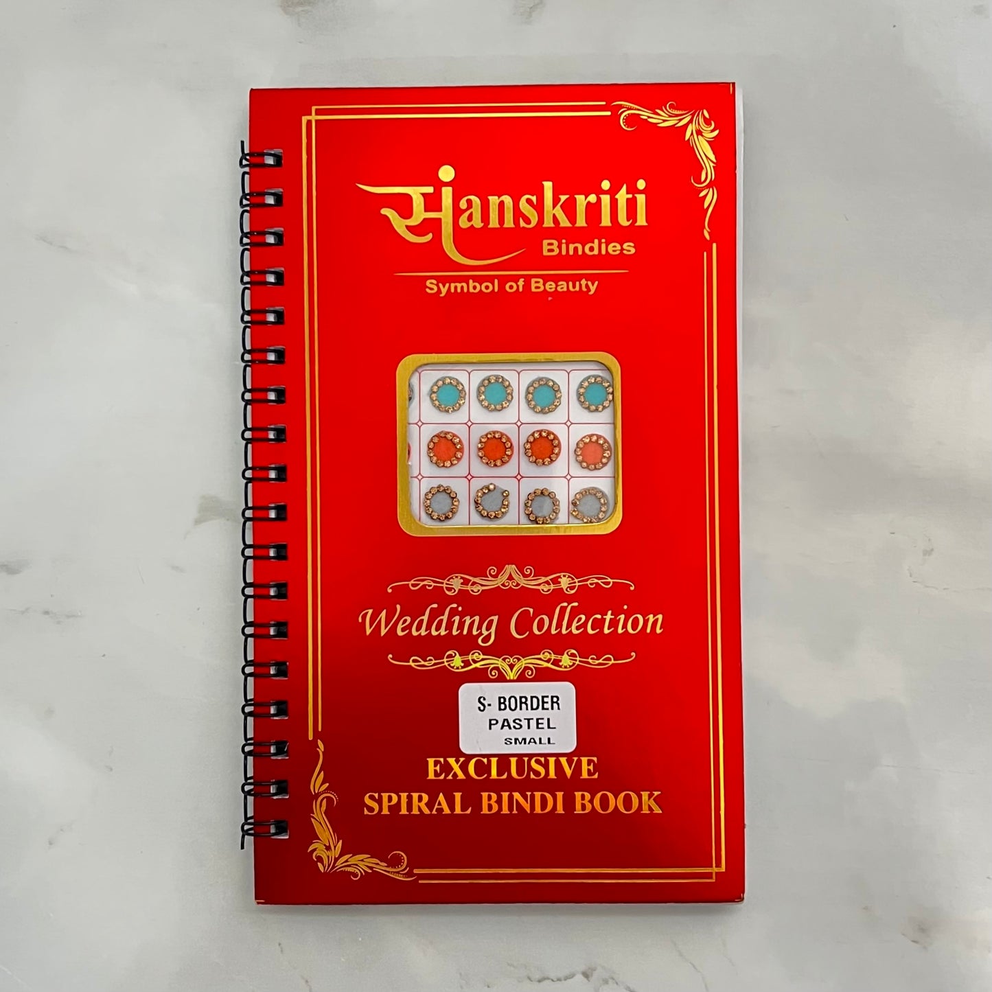 Stone Border Pastel Bindi Book