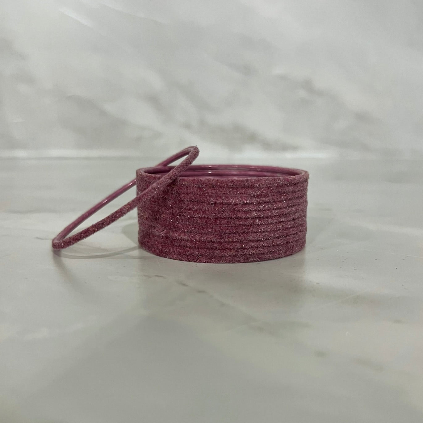 Mauve Velvet Bangles