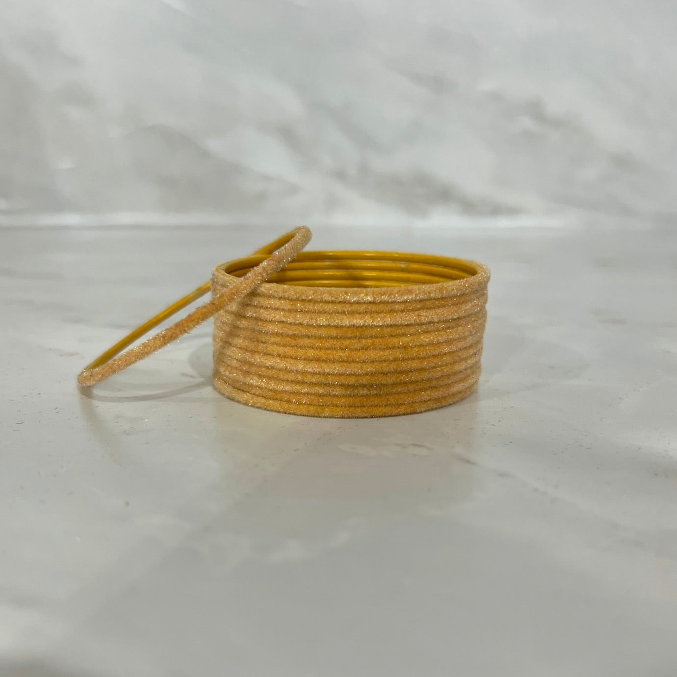 Golden Velvet Bangles