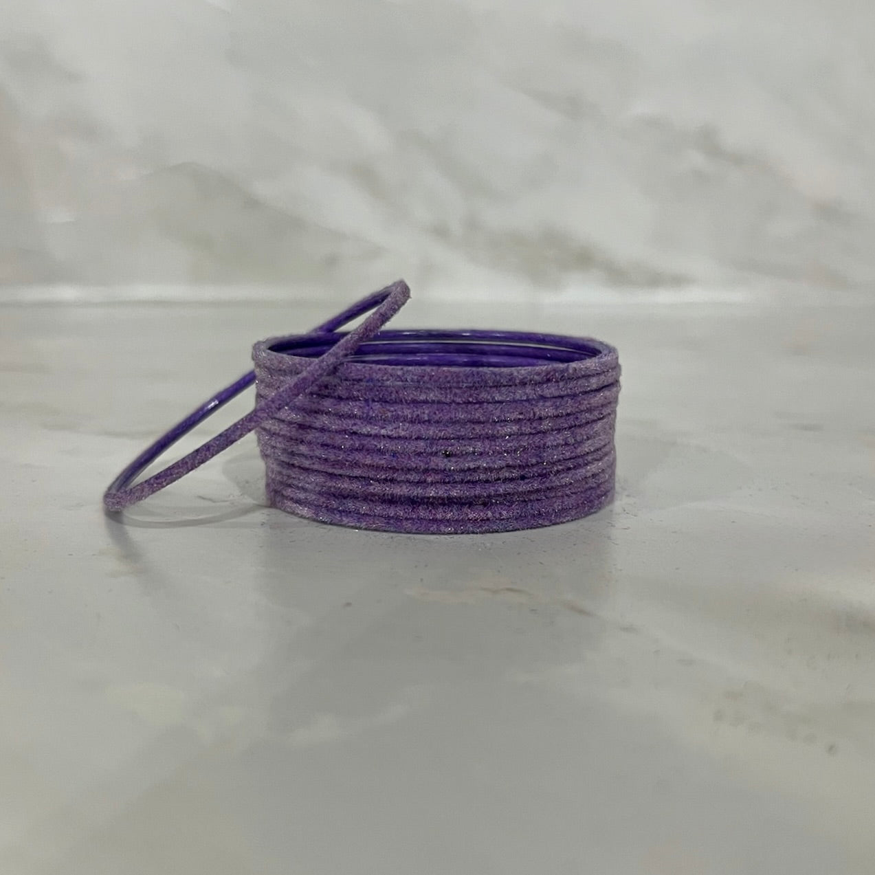 Lavender Velvet Bangles