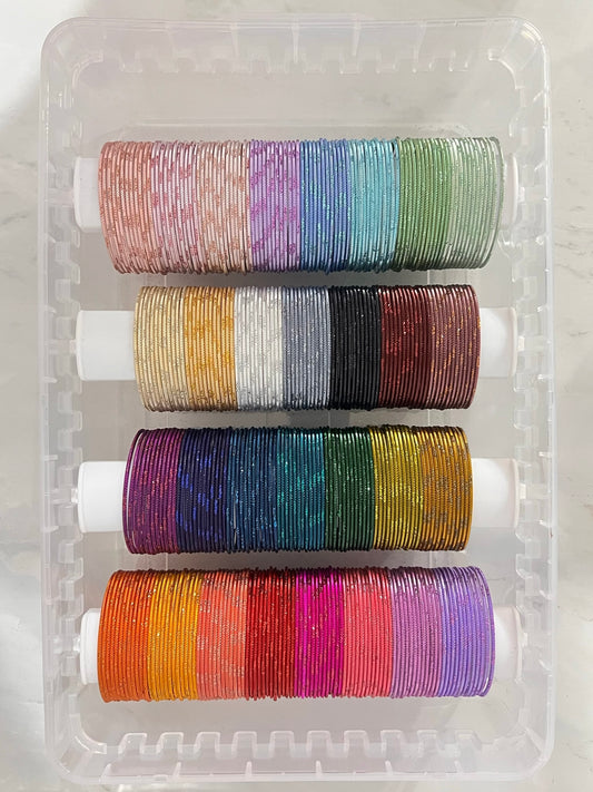 Full Set of Glittery Bangles