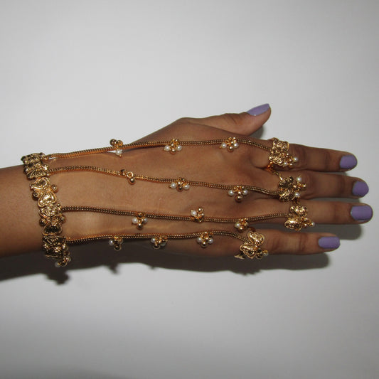 Gold Butterfly 4 Finger Hand Piece