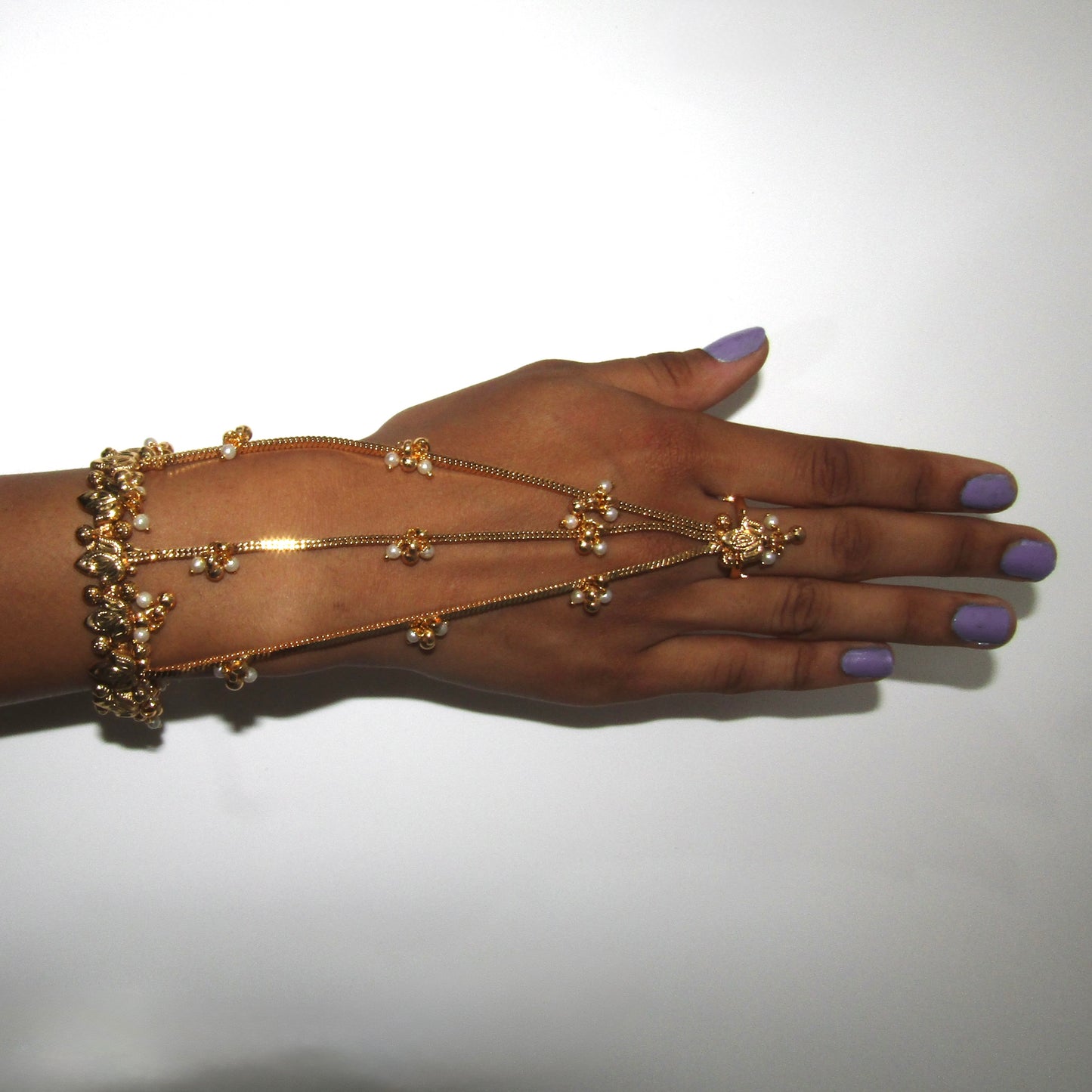 Gold Lotus Hand Piece