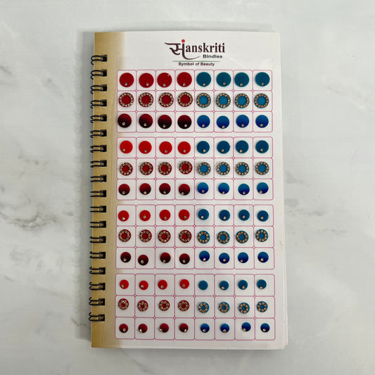 Mixed Ombre Bindi Book