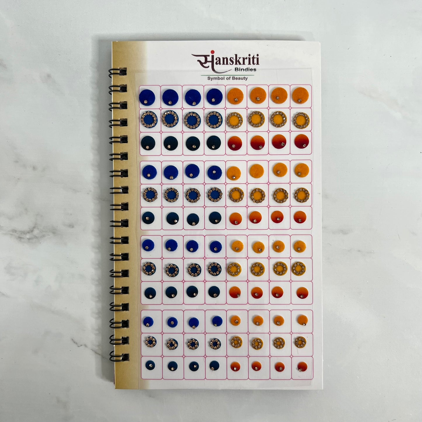 Mixed Ombre Bindi Book