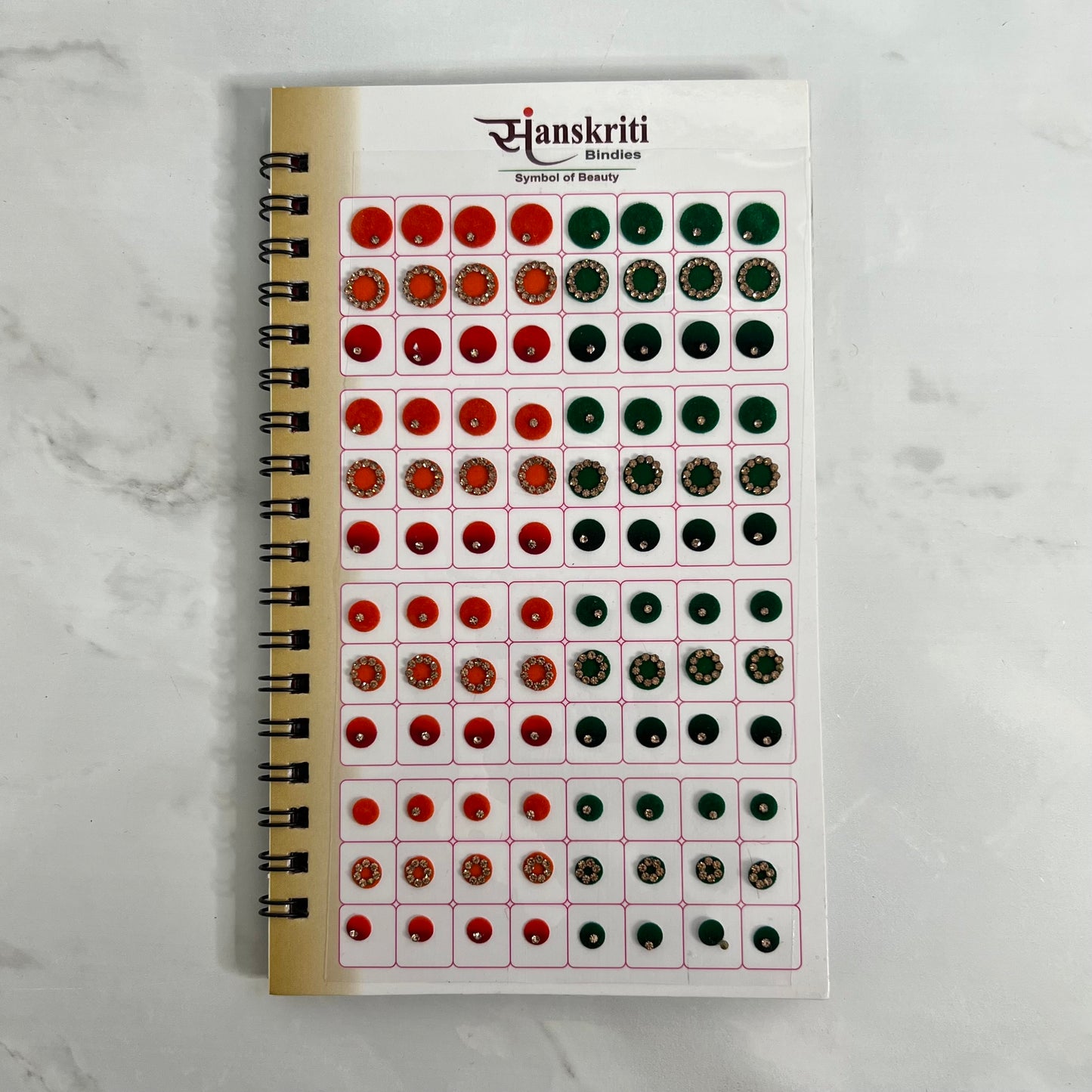 Mixed Ombre Bindi Book