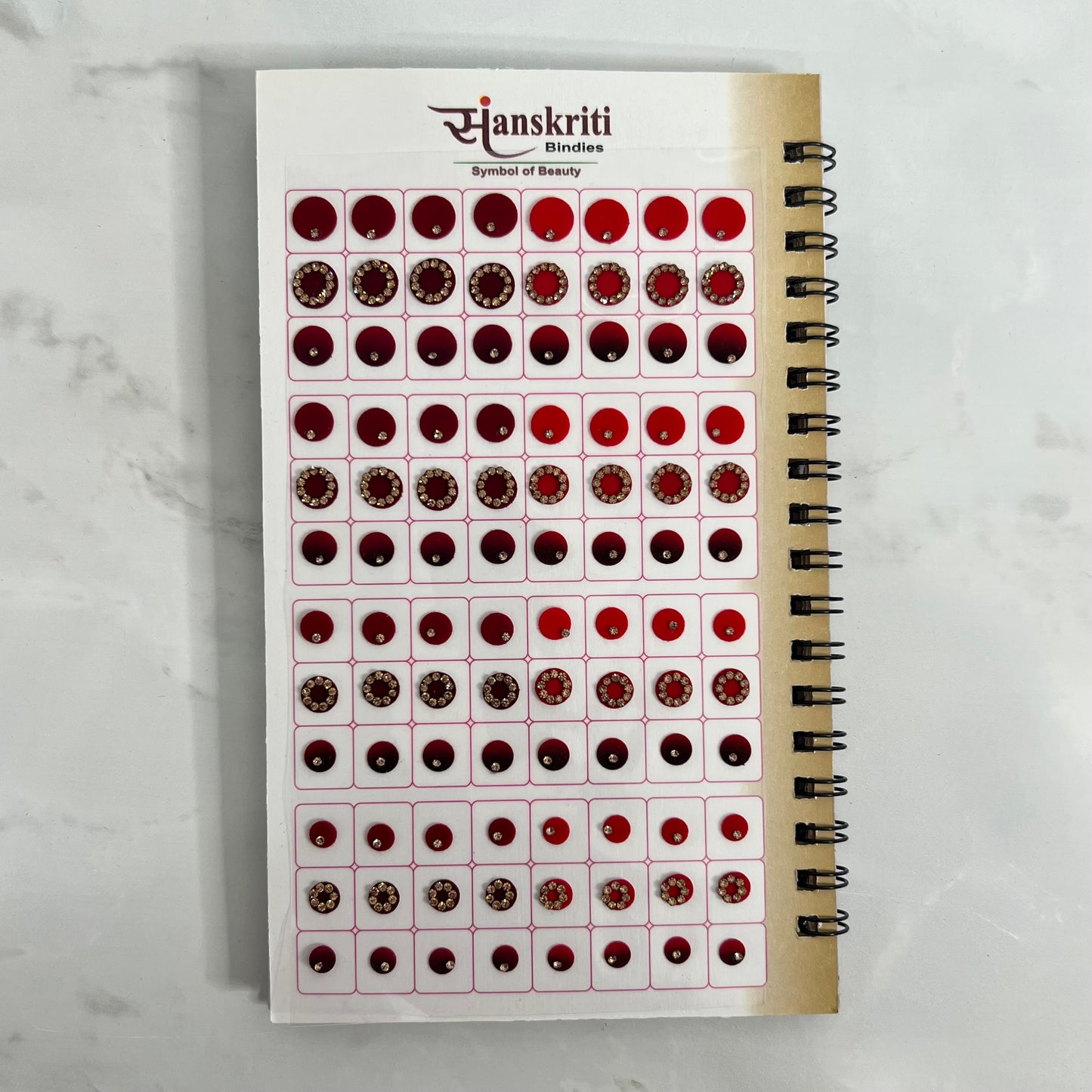 Mixed Ombre Bindi Book