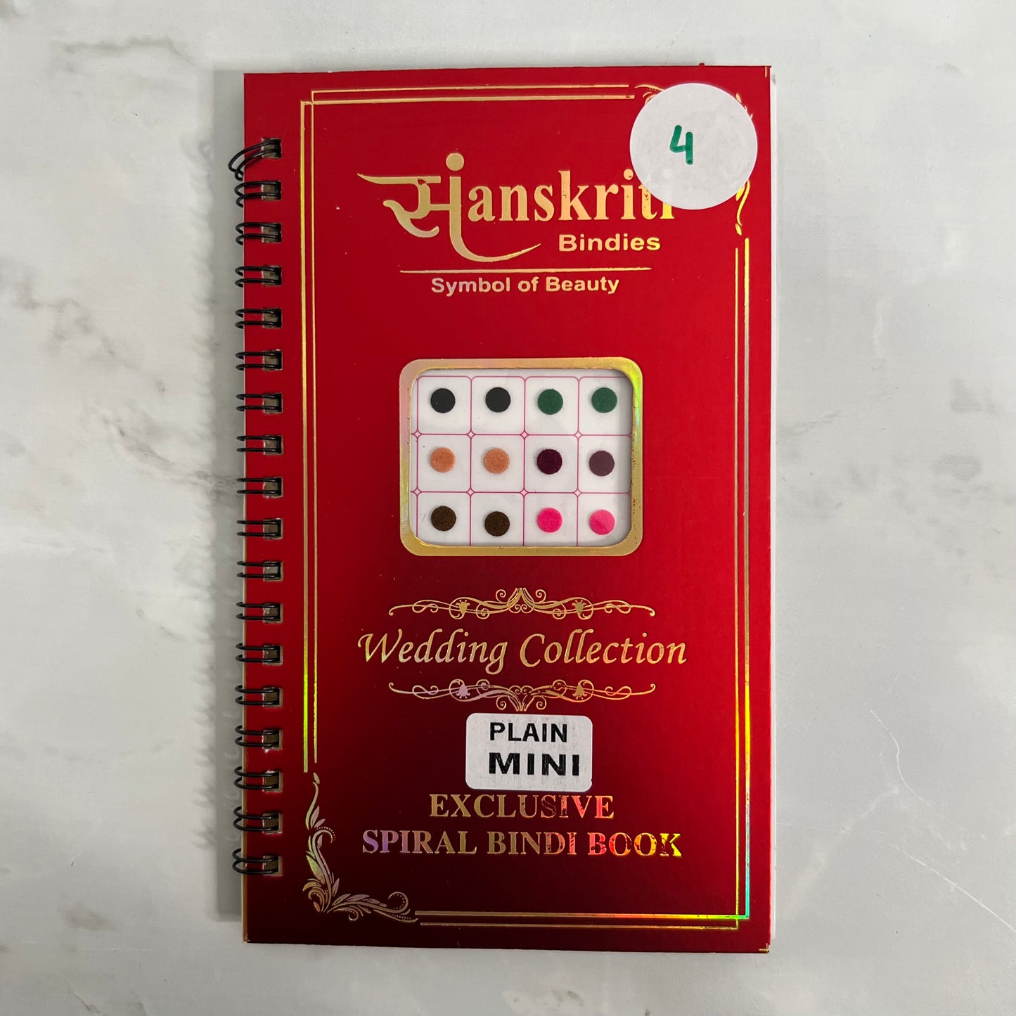 Mini Plain Bindi Book