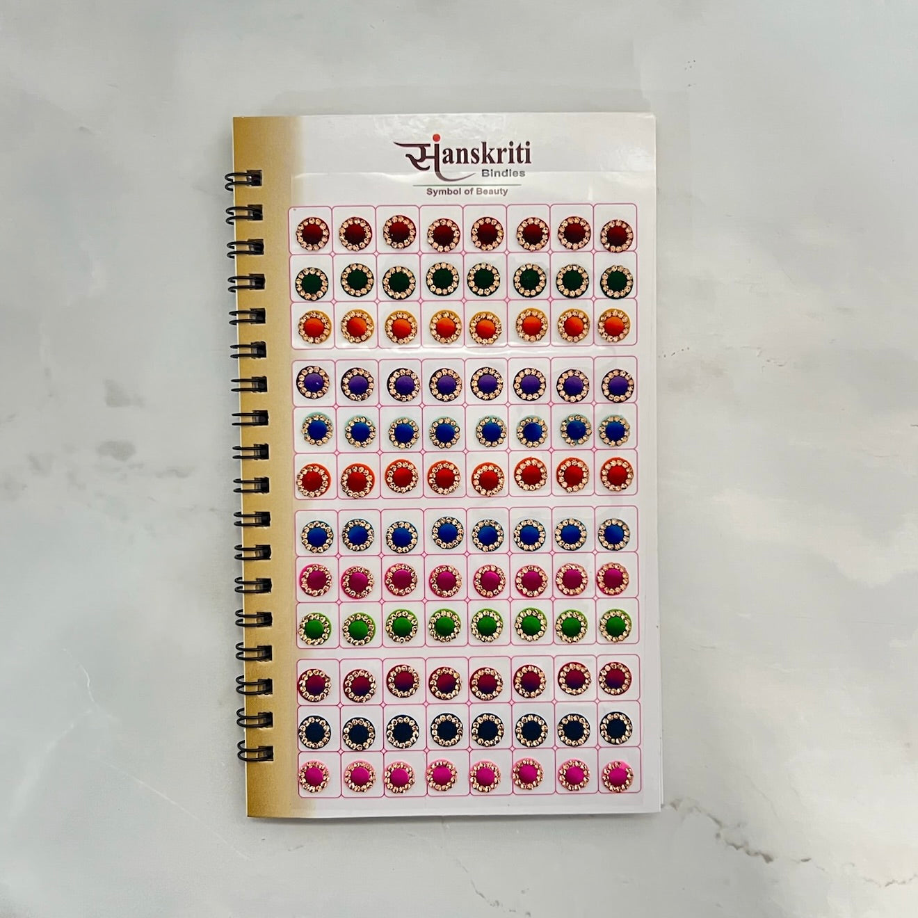 Stone Border Ombre Bindi Book