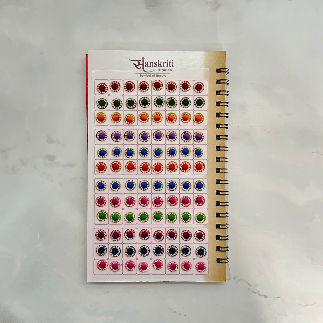 Stone Border Ombre Bindi Book