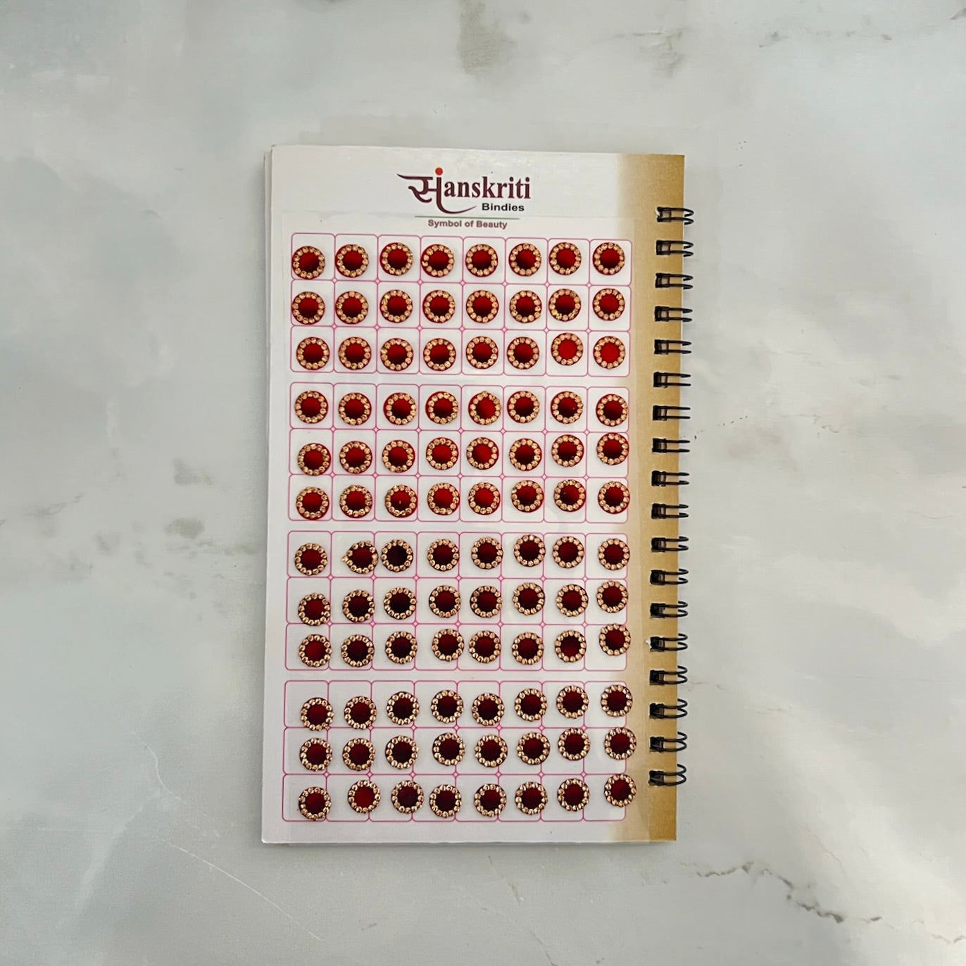 Stone Border Ombre Bindi Book