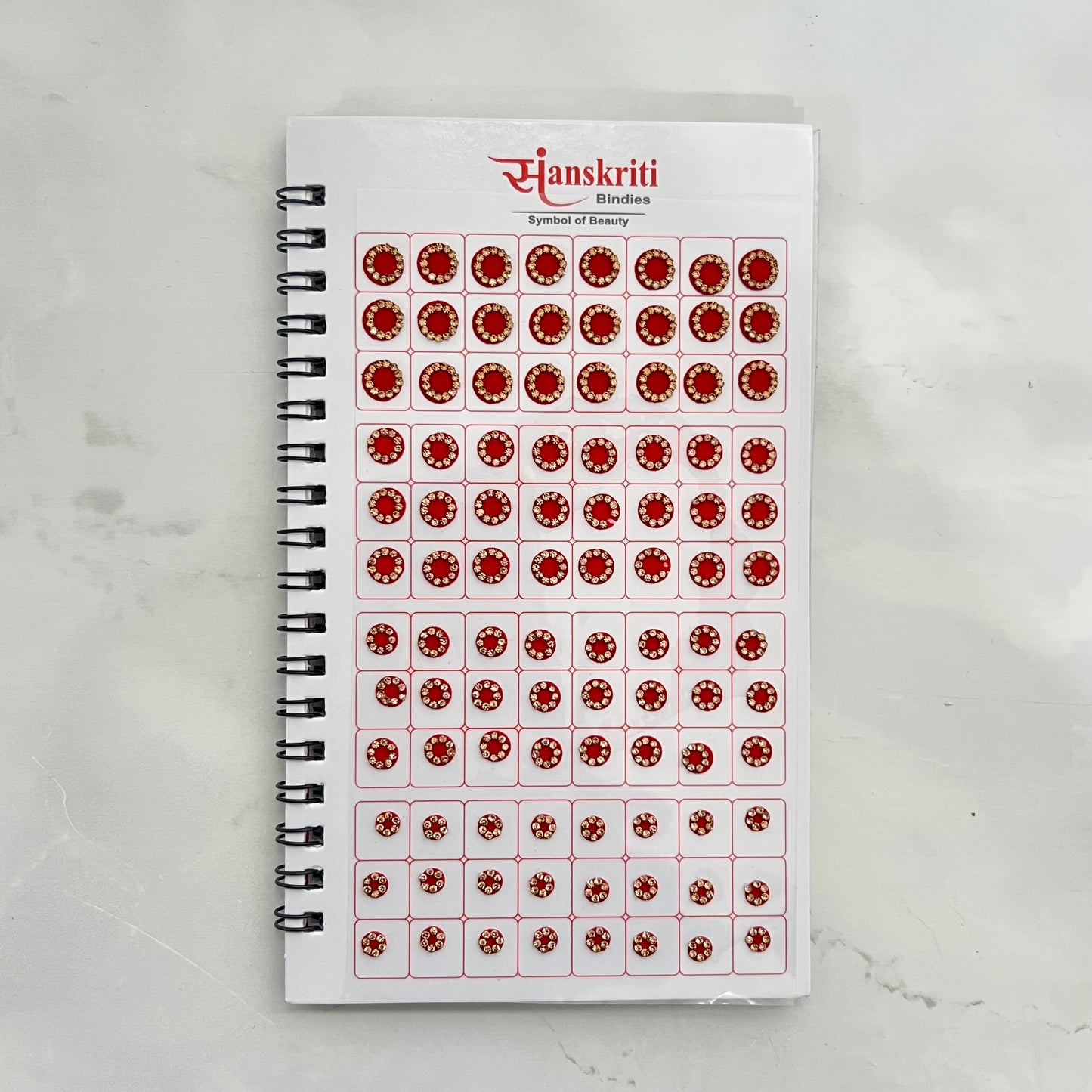 Stone Border Pastel Bindi Book