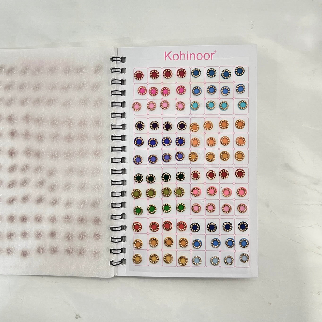 Mixed Shape Pastel Bindi Book