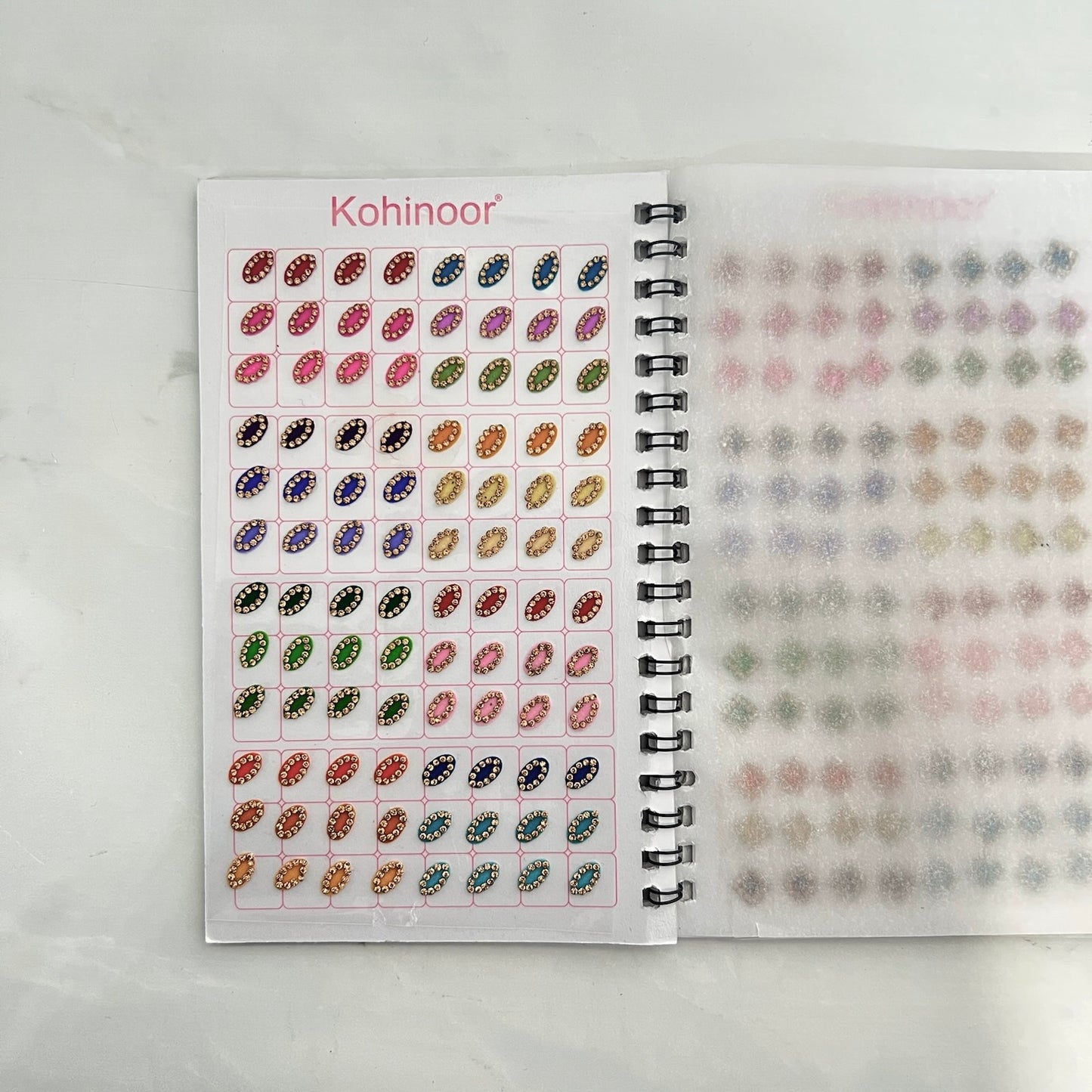 Mixed Shape Pastel Bindi Book