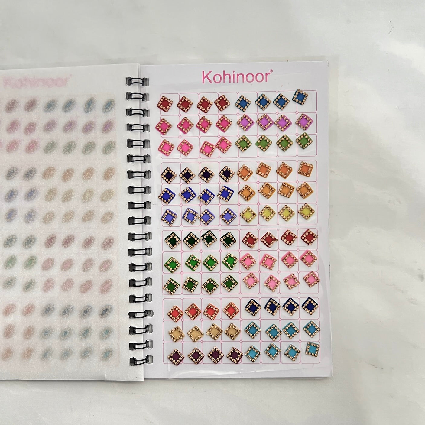 Mixed Shape Pastel Bindi Book