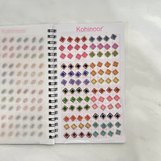 Mixed Shape Pastel Bindi Book