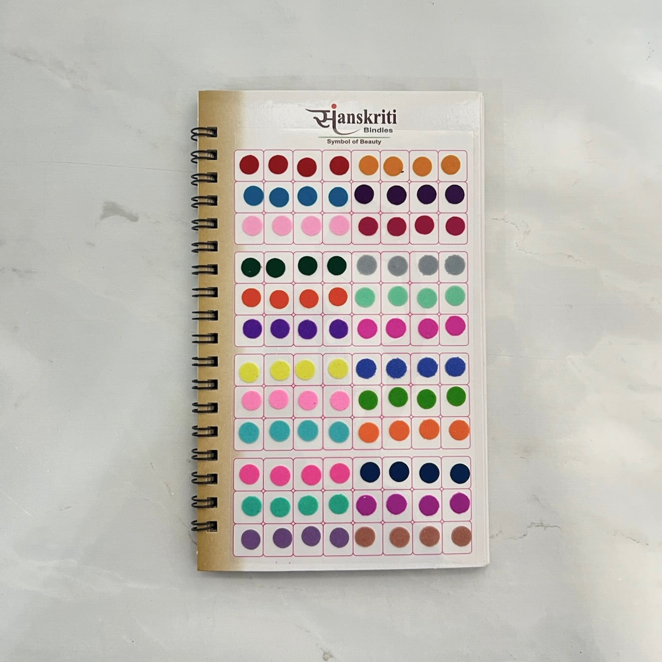 Plain Pastel Bindi Book