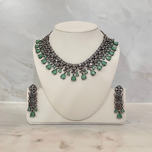 Victorian Polish American Diamond Mint Set